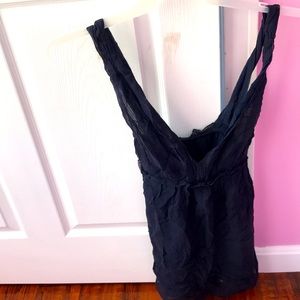 Sheer silk tank